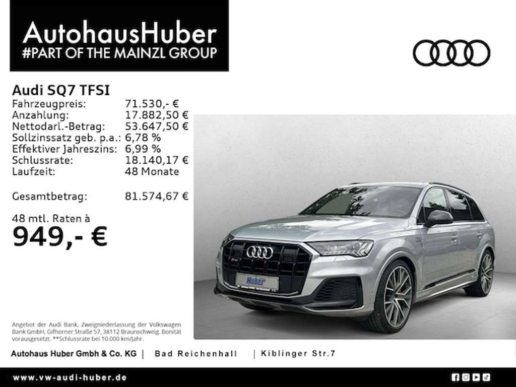 Audi SQ7 2022 Benzine