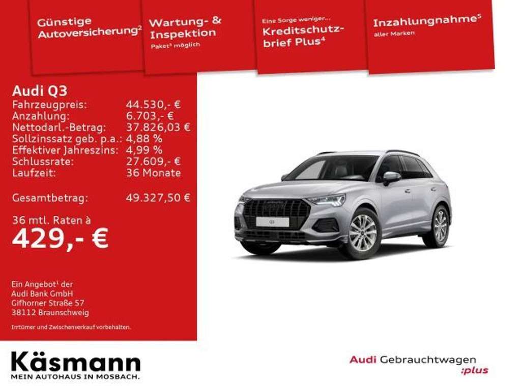 Audi Q3 2025 Benzine