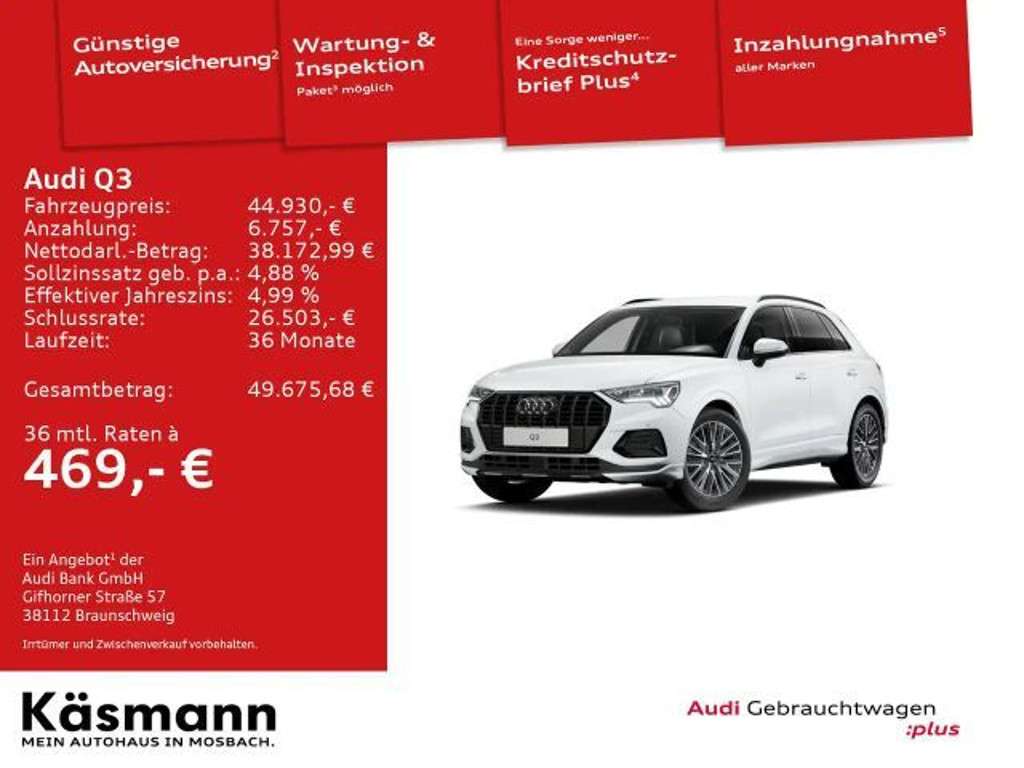 Audi Q3 2024 Benzine