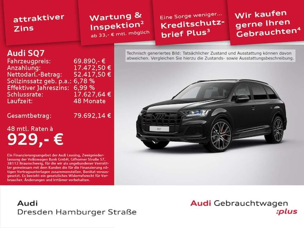 Audi SQ7 2021 Benzine