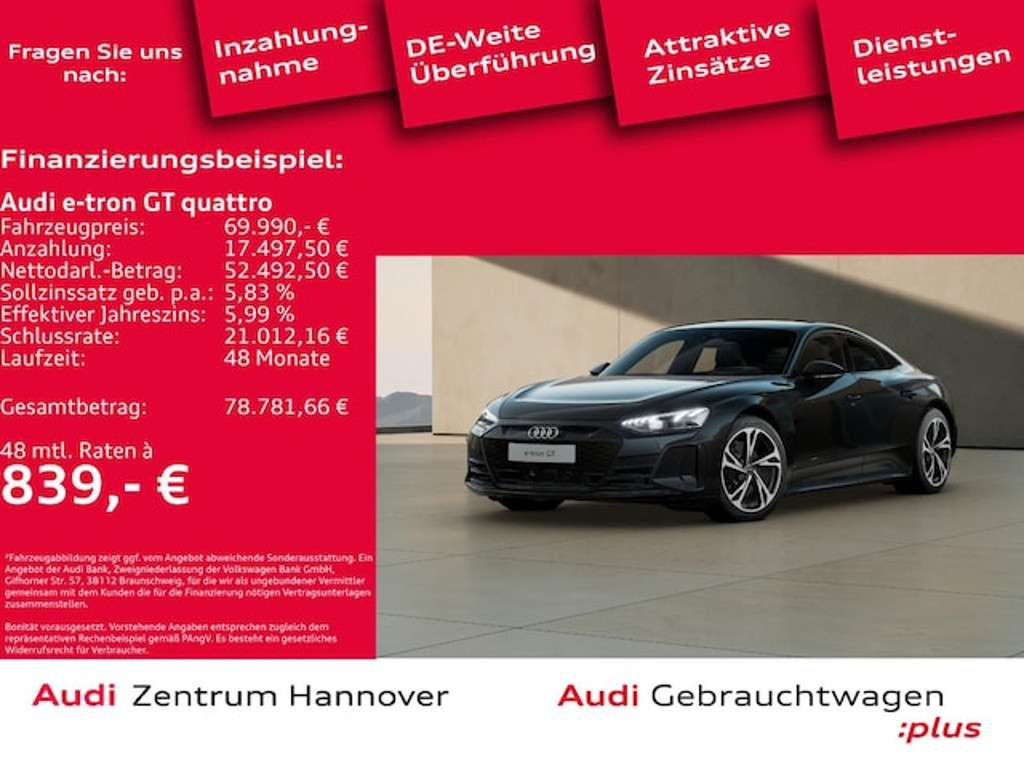 Audi e-tron GT 2023 Elektrisch