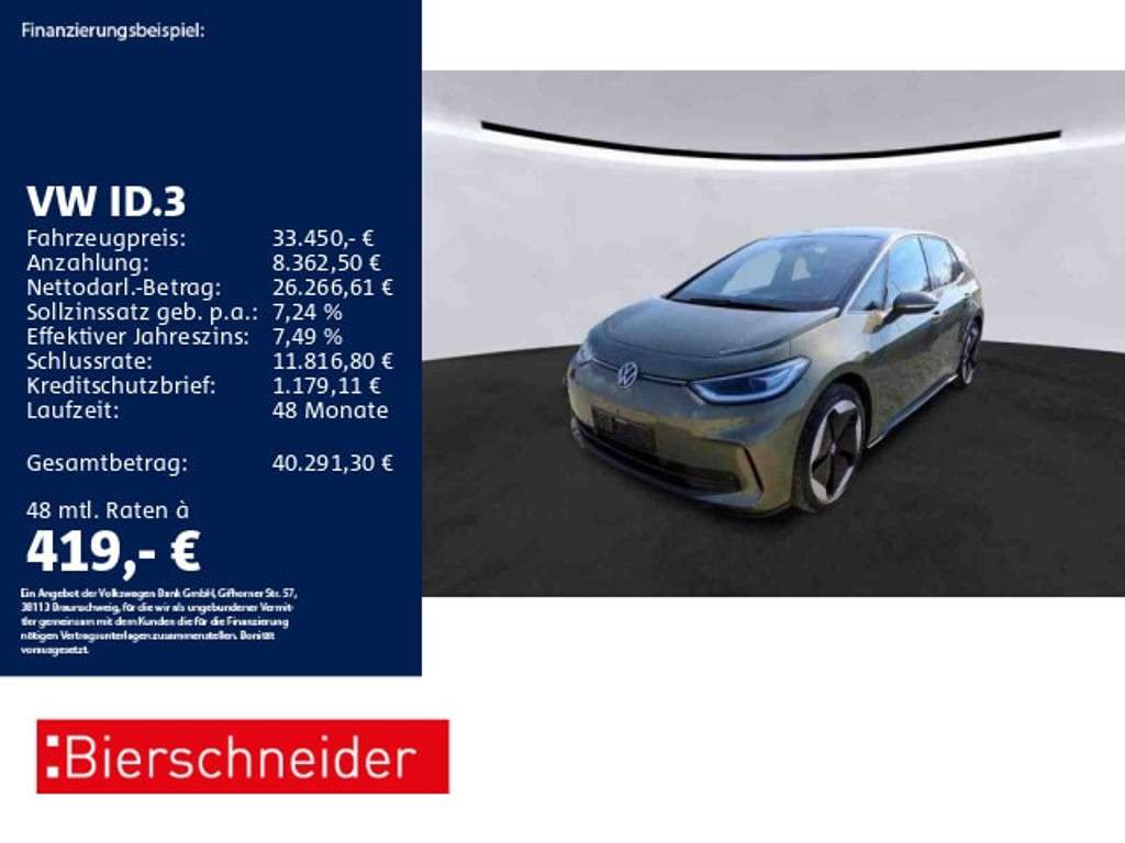 Volkswagen ID.3 2023 Elektrisch