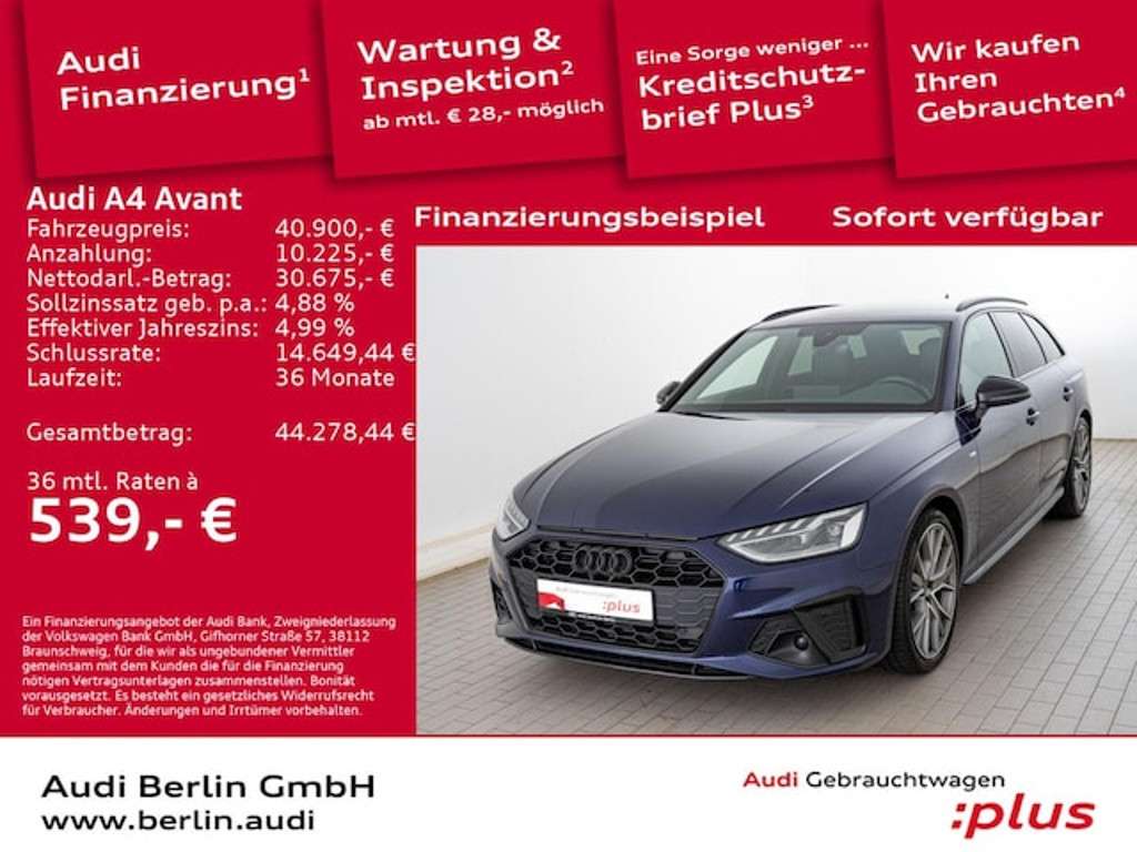 Audi A4 2022 Benzine