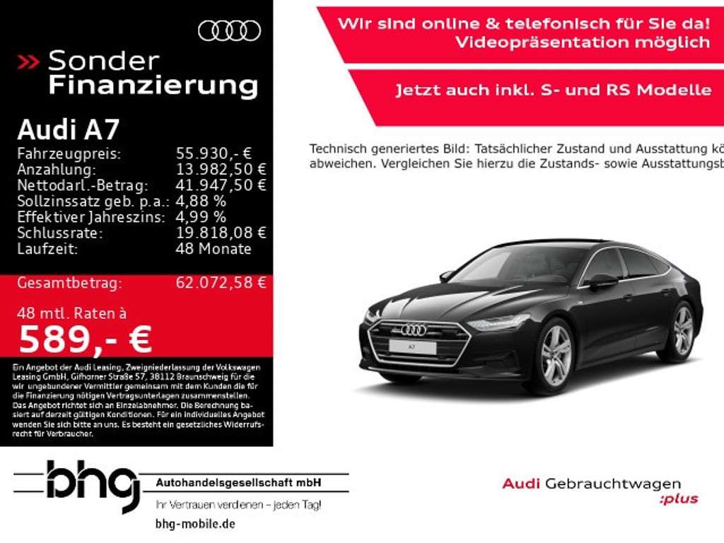 Audi A7 2022 Benzine