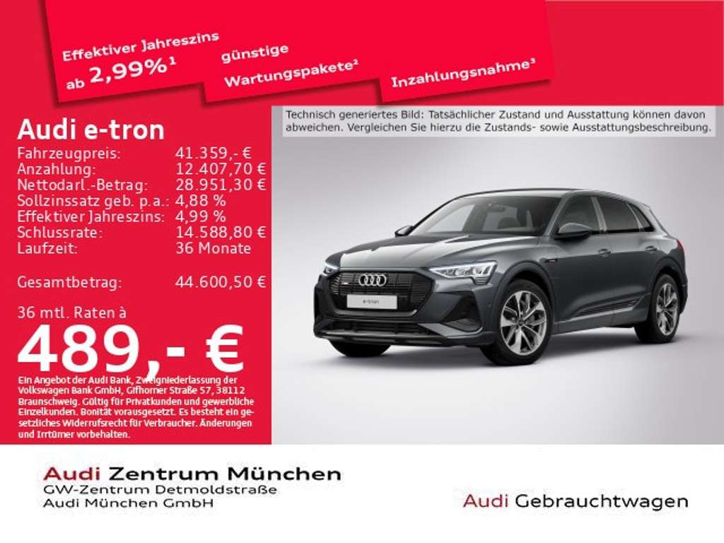 Audi e-tron 2022 Elektrisch