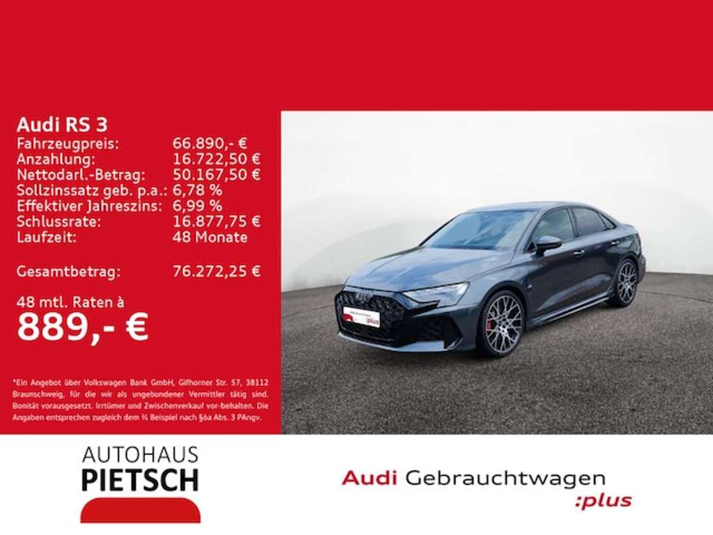 Audi RS3 2024 Benzine