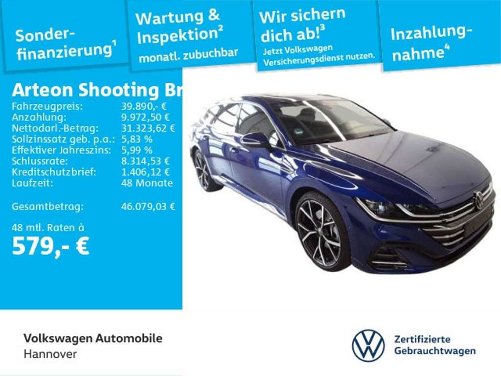 Volkswagen Arteon Shooting Brake 2024 Benzine