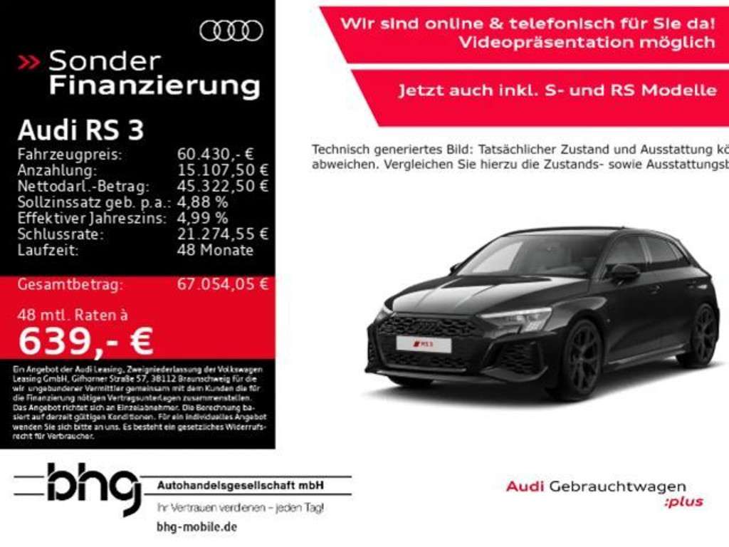 Audi RS3 2023 Benzine