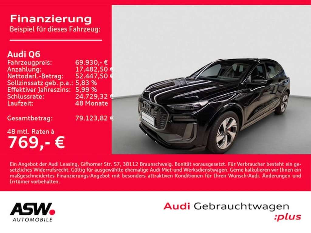 Audi Q6 e-tron 2025 Elektrisch