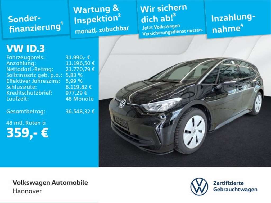 Volkswagen ID.3 2024 Elektrisch