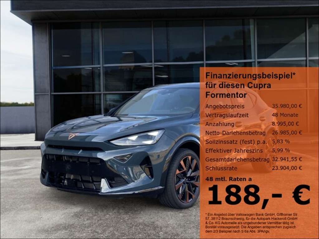 Cupra Formentor 2025 Benzine