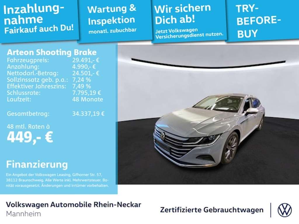 Volkswagen Arteon Shooting Brake 2022 Benzine