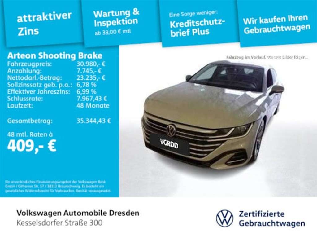 Volkswagen Arteon Shooting Brake 2022 Hybride Benzine