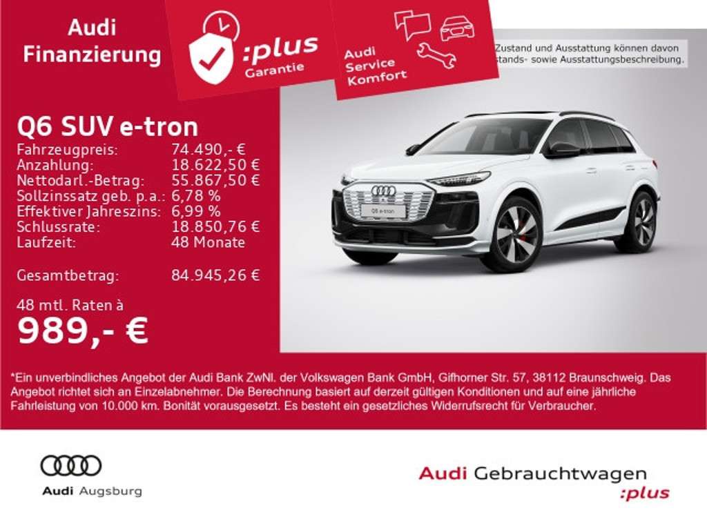 Audi Q6 e-tron 2025 Elektrisch