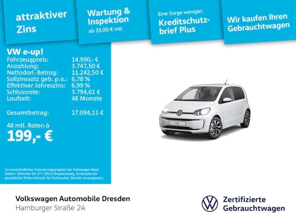 Volkswagen e-Up! 2021 Elektrisch