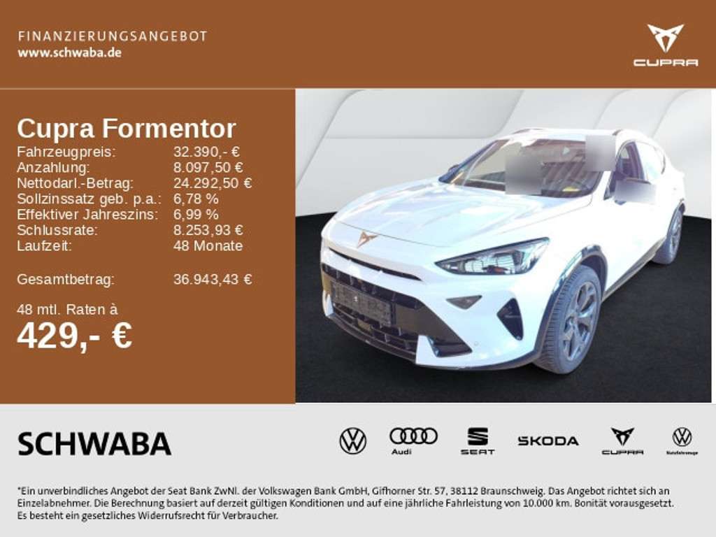 Cupra Formentor 2025 Benzine