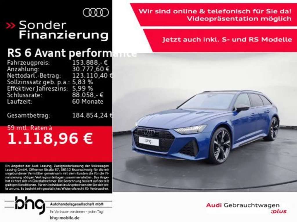 Audi RS6 2025 Benzine