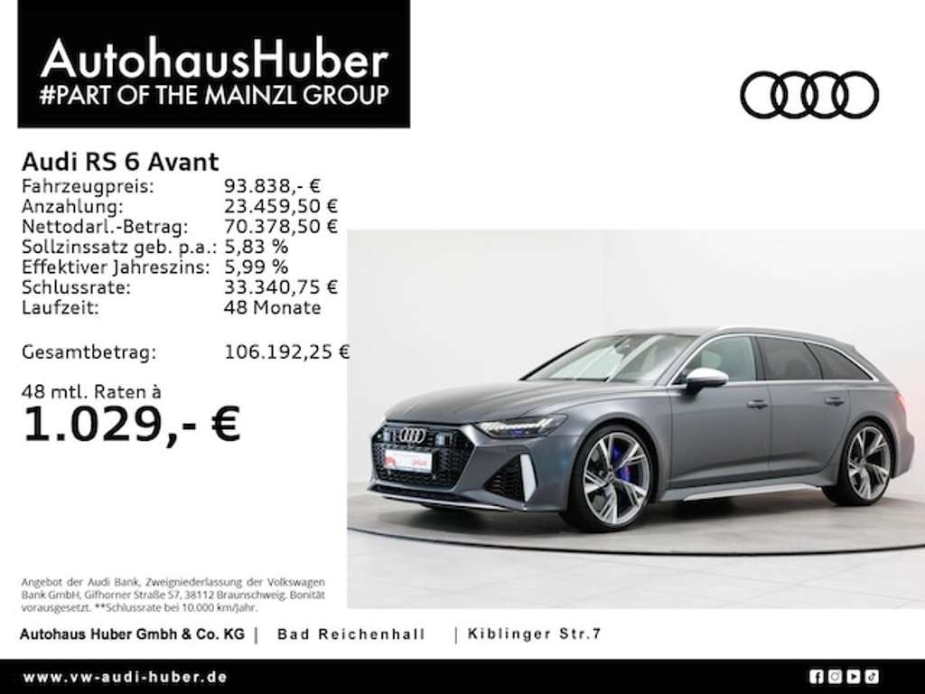 Audi RS6 2021 Benzine
