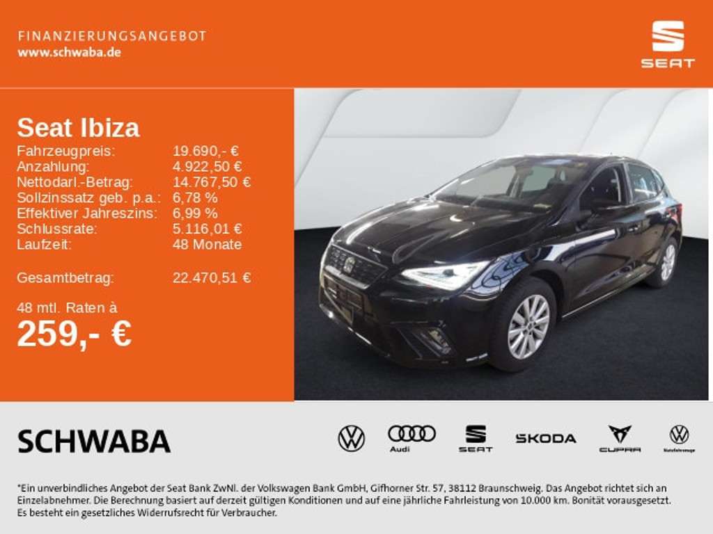 Seat Ibiza 2025 Benzine