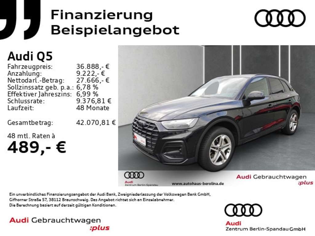 Audi Q5 2022 Benzine