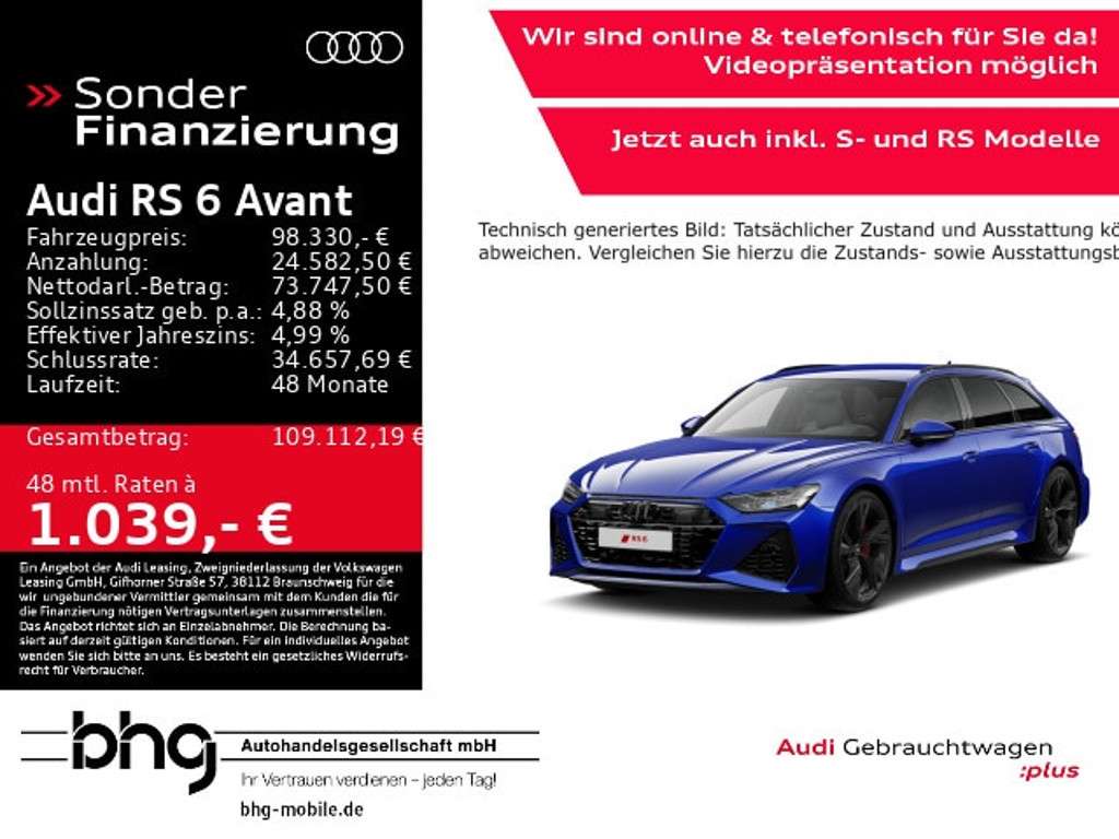 Audi RS6 2022 Benzine