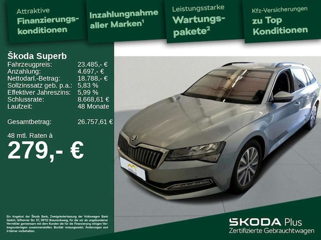 Skoda Superb 2021 Hybride Benzine