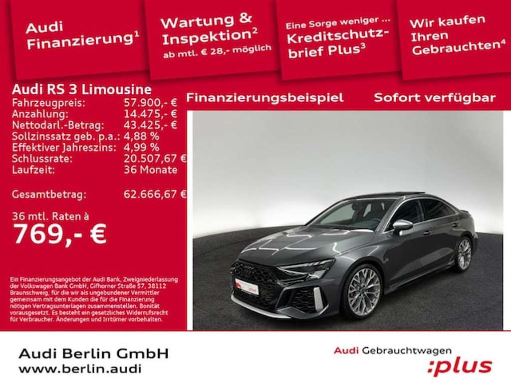 Audi RS3 2022 Benzine