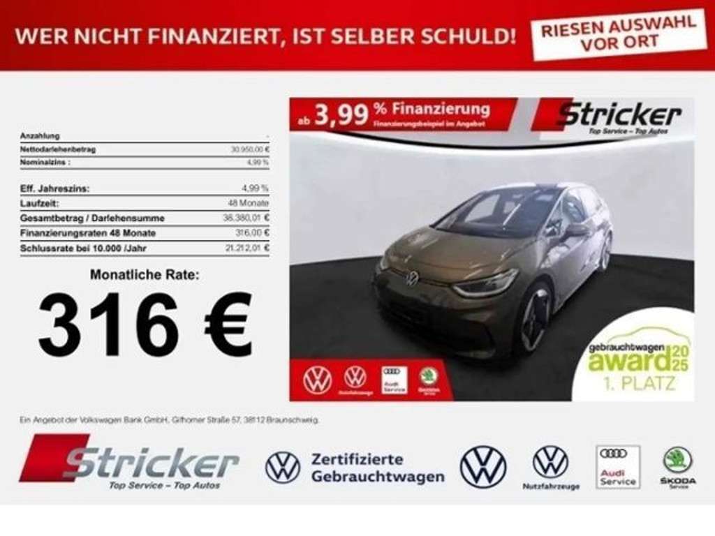 Volkswagen ID.3 2023 Elektrisch