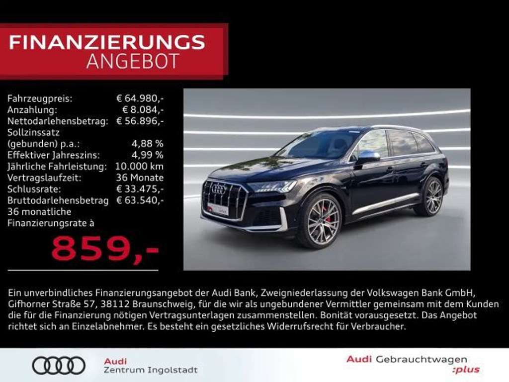 Audi SQ7 2021 Benzine