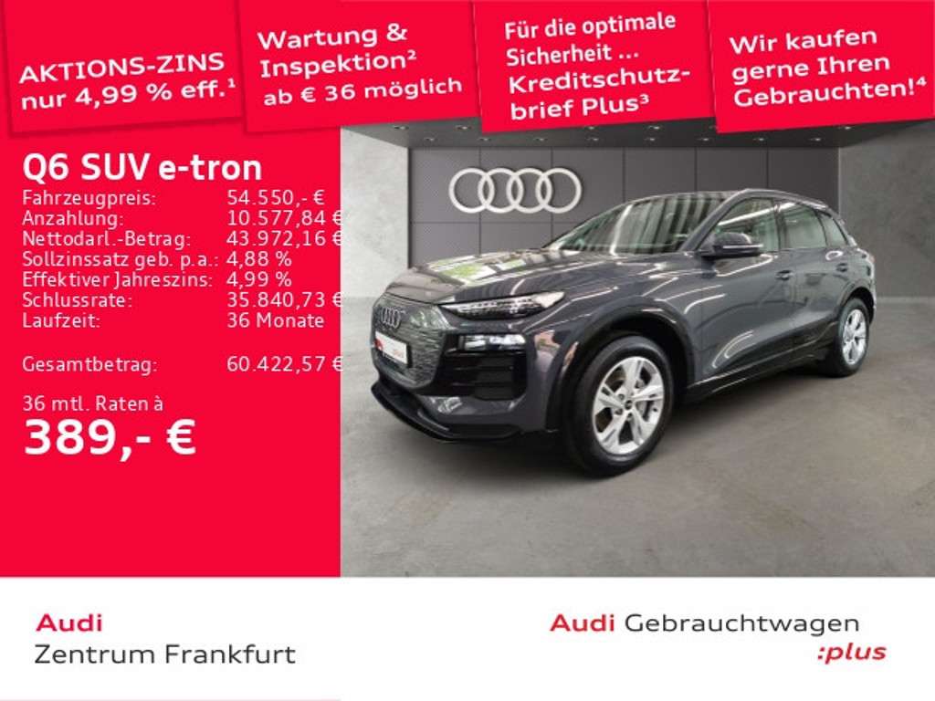 Audi Q6 e-tron 2025 Elektrisch