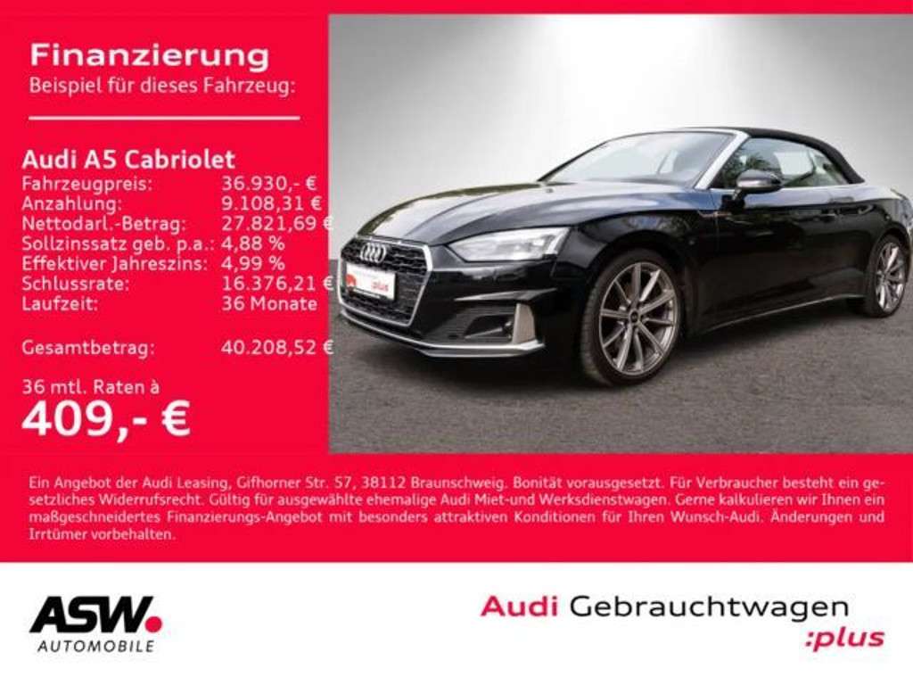 Audi A5 2022 Benzine