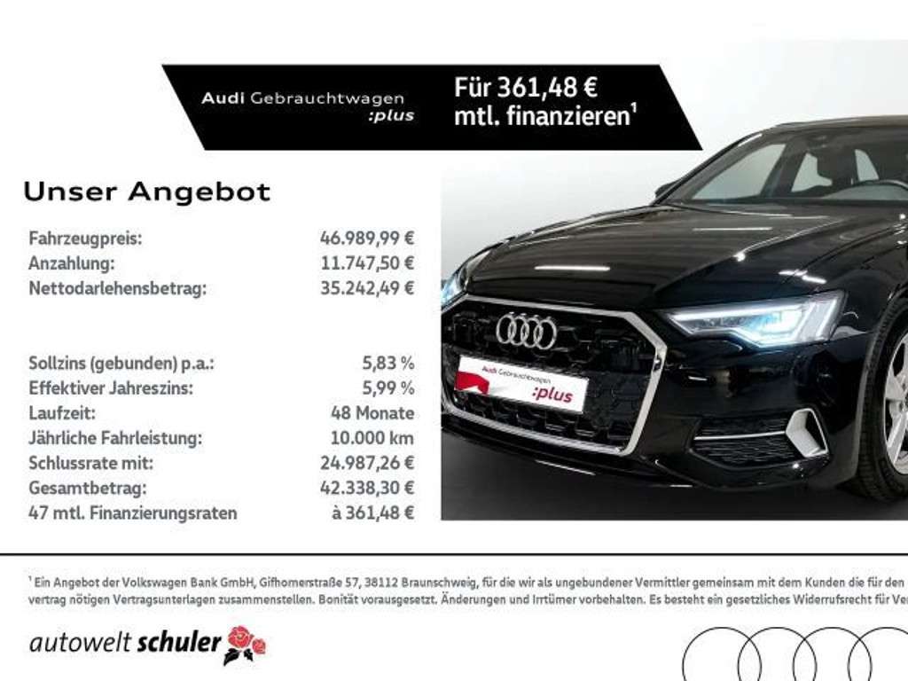 Audi A6 2024 Hybride Benzine