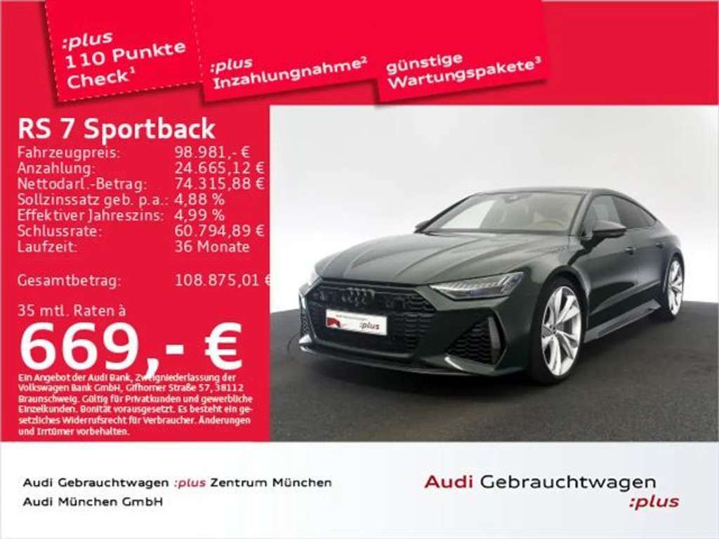 Audi RS7 2023 Benzine