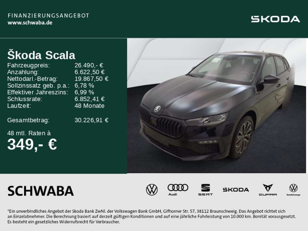Skoda Scala 2025 Benzine