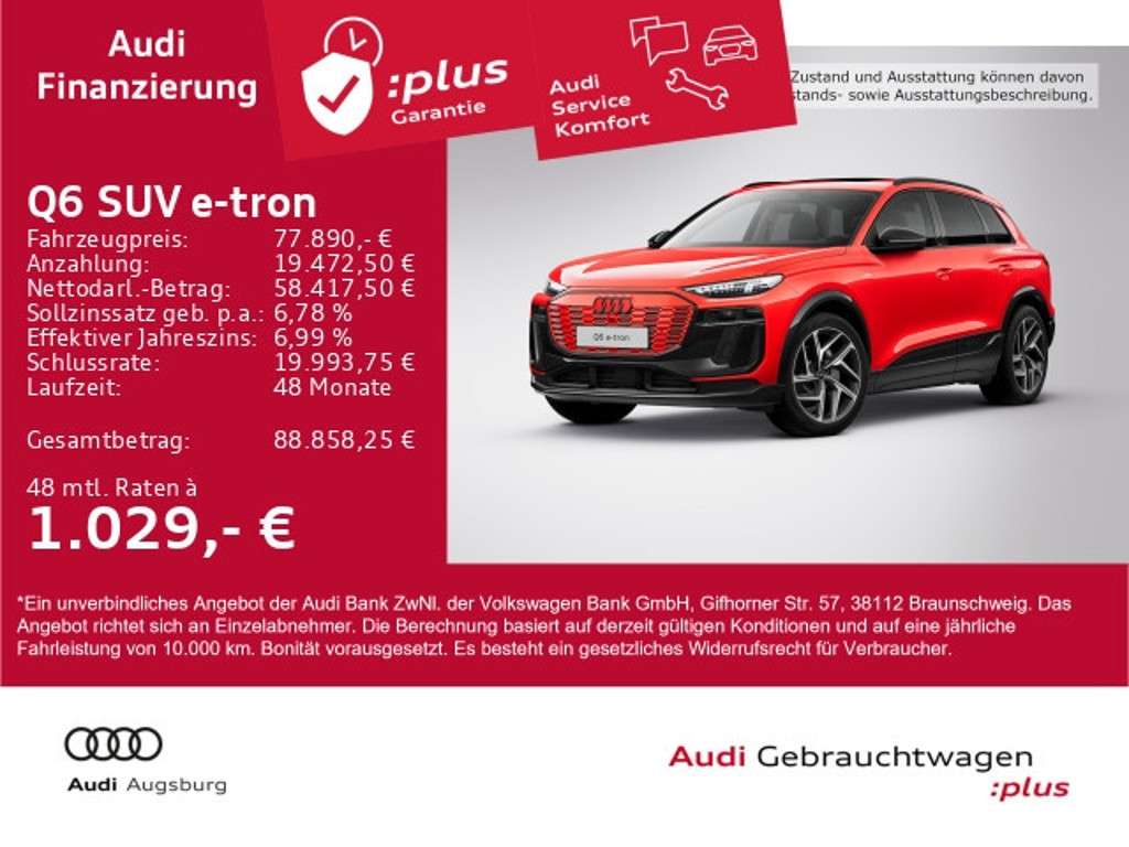 Audi Q6 e-tron 2025 Elektrisch