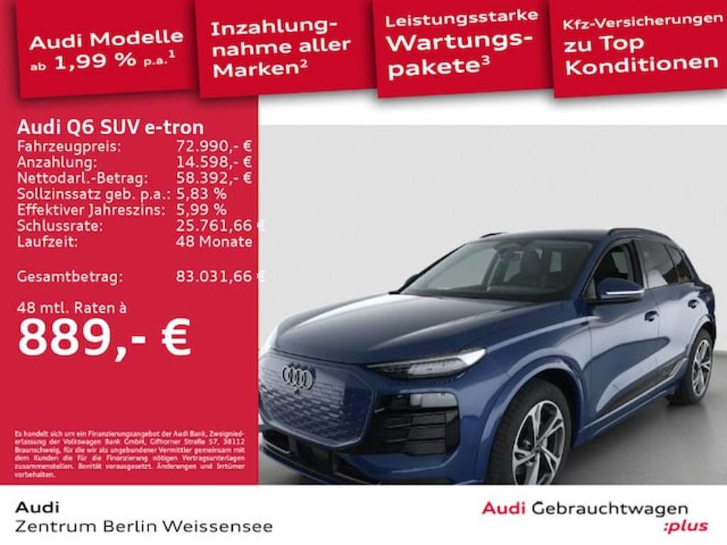 Audi Q6 e-tron 2025 Elektrisch
