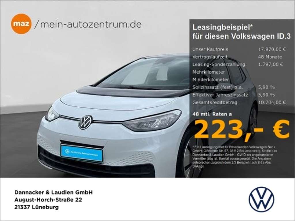 Volkswagen ID.3 2021 Elektrisch