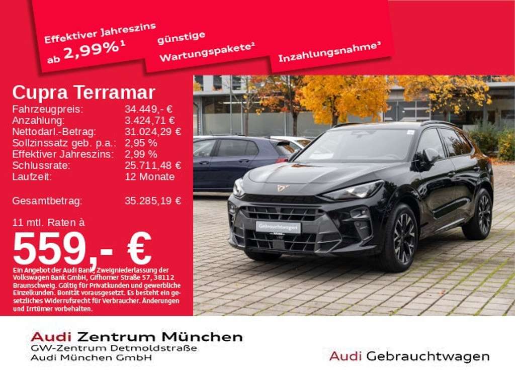 Cupra Terramar 2025 Benzine