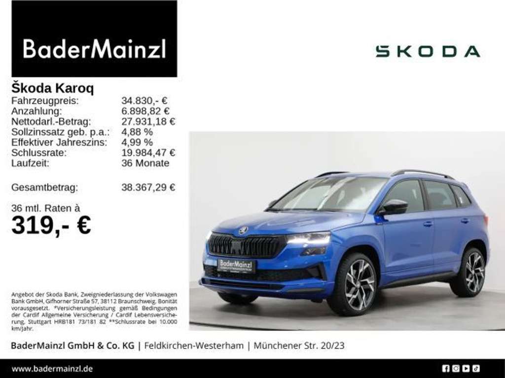 Skoda Karoq 2024 Benzine