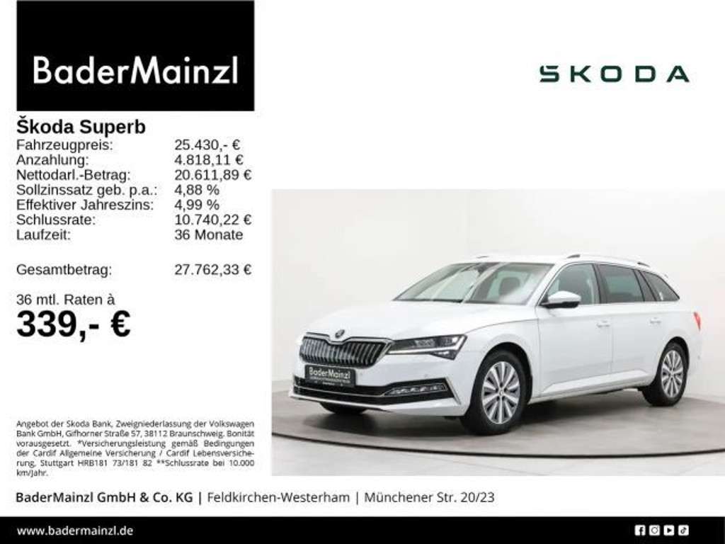 Skoda Superb 2021 Hybride Benzine