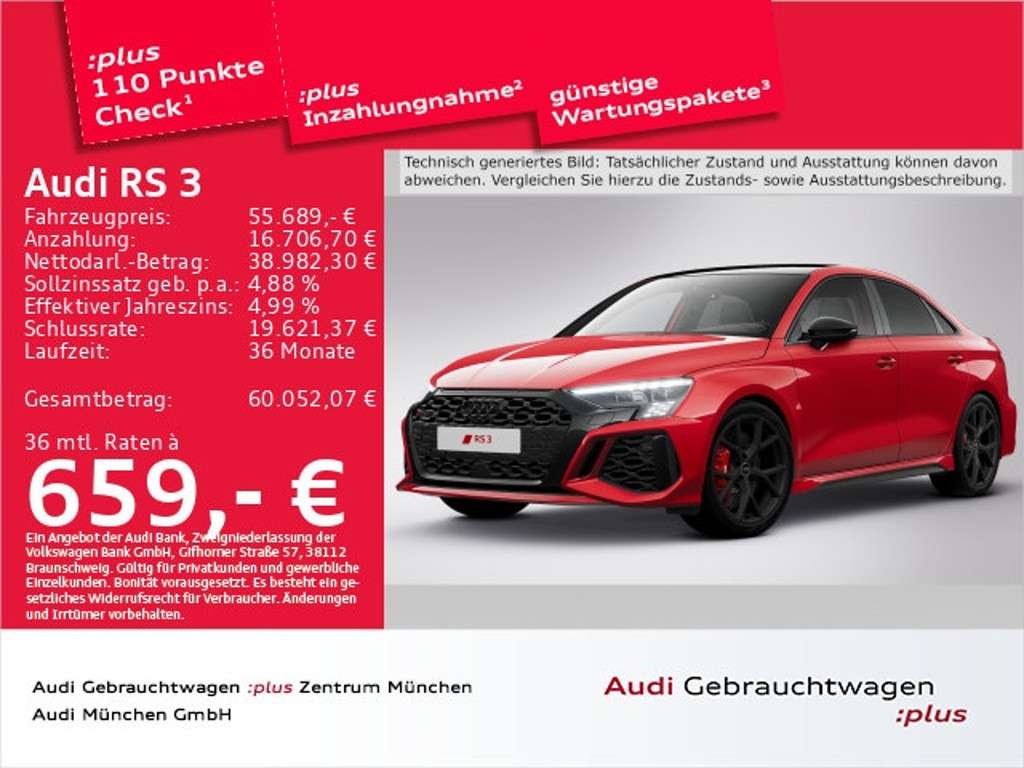 Audi RS3 2022 Benzine