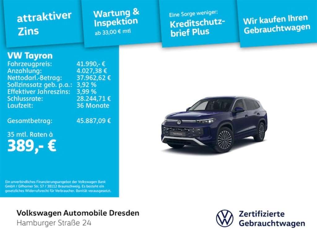 Volkswagen Tayron 2025 Benzine