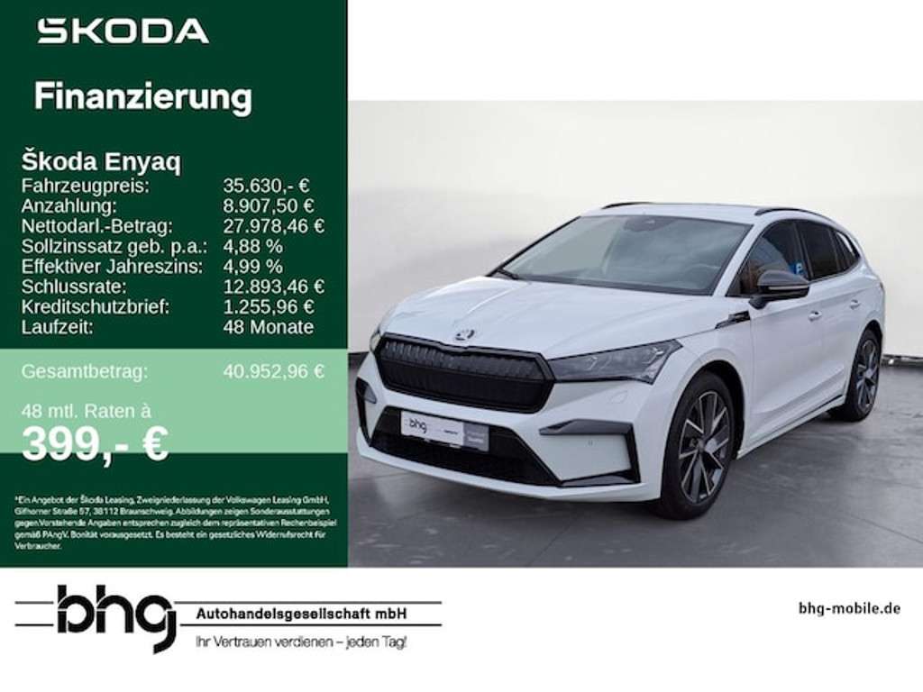 Skoda Enyaq 2021 Elektrisch