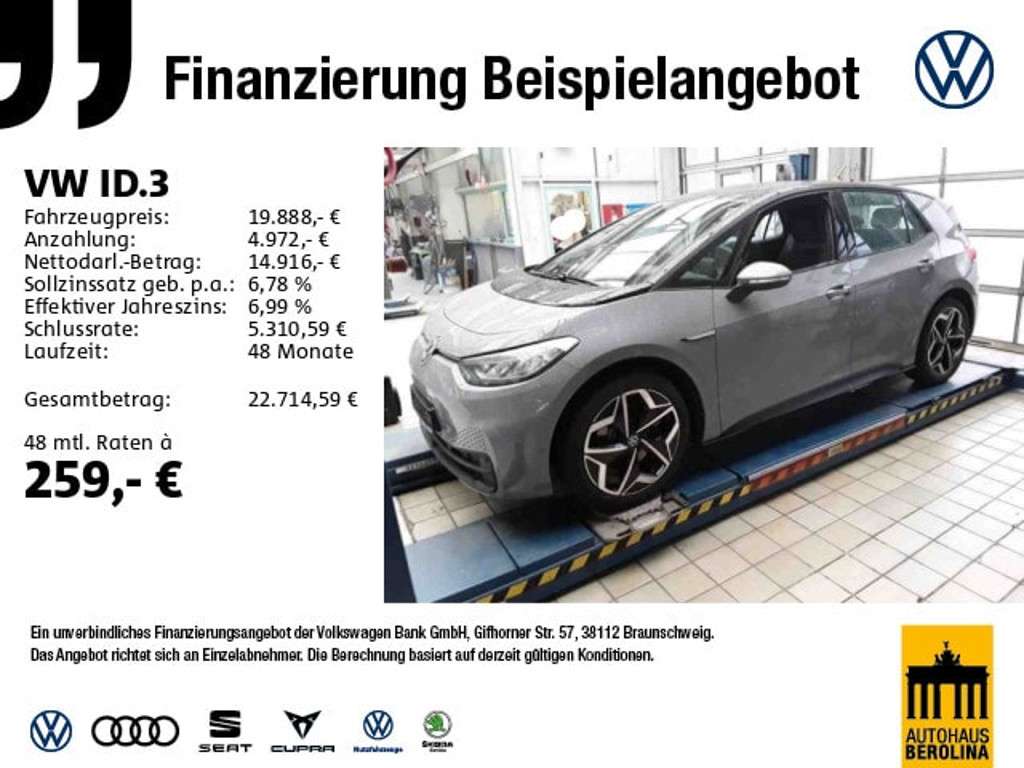 Volkswagen ID.3 2022 Elektrisch