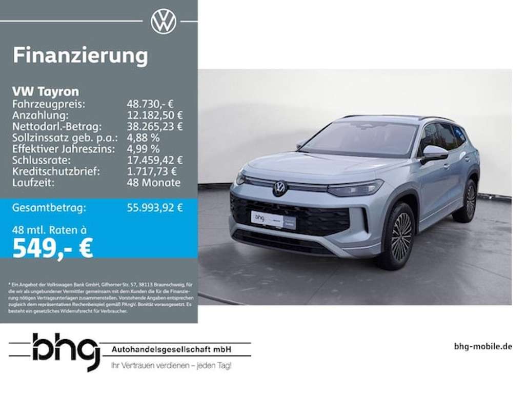Volkswagen Tayron 2025 Hybride Benzine