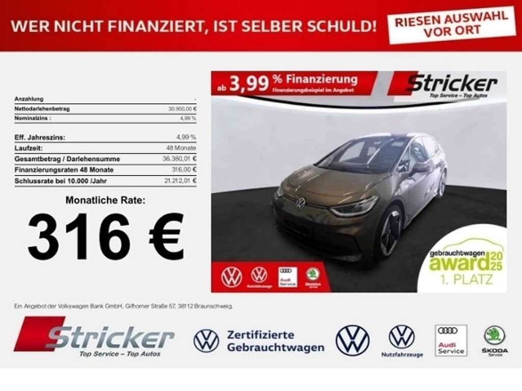 Volkswagen ID.3 2023 Elektrisch