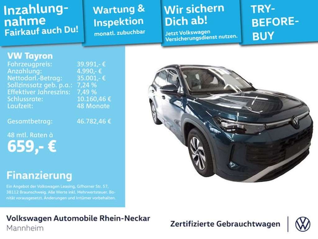 Volkswagen Tayron 2025 Benzine