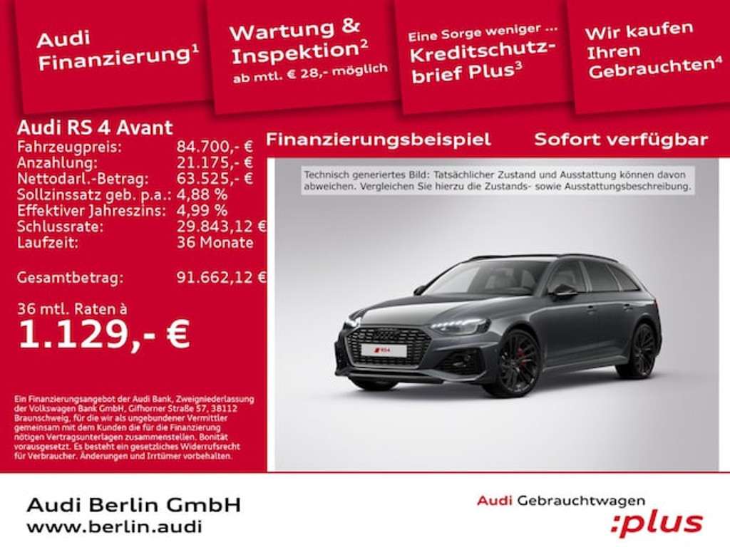 Audi RS4 2024 Benzine