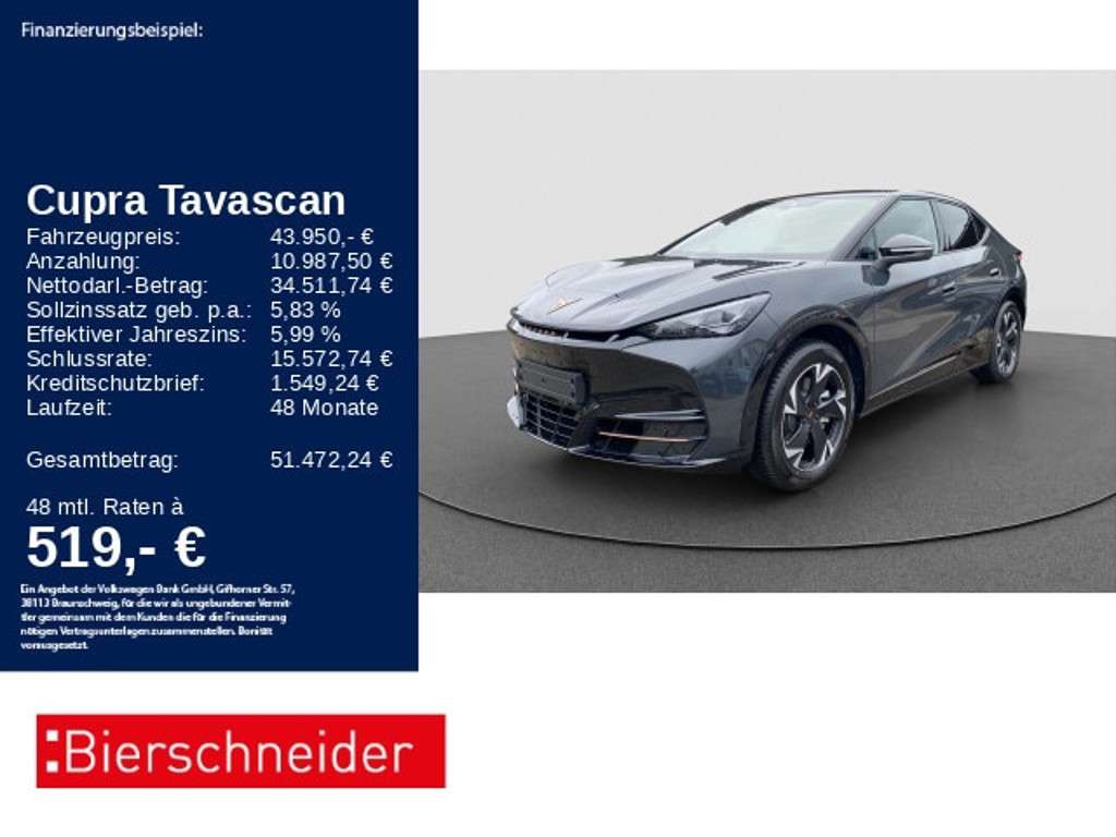 Cupra Tavascan 2025 Elektrisch