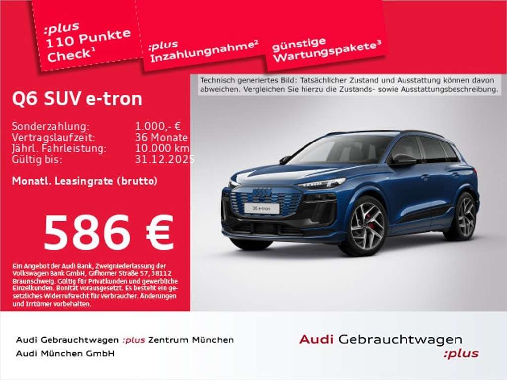 Audi Q6 e-tron 2025 Elektrisch